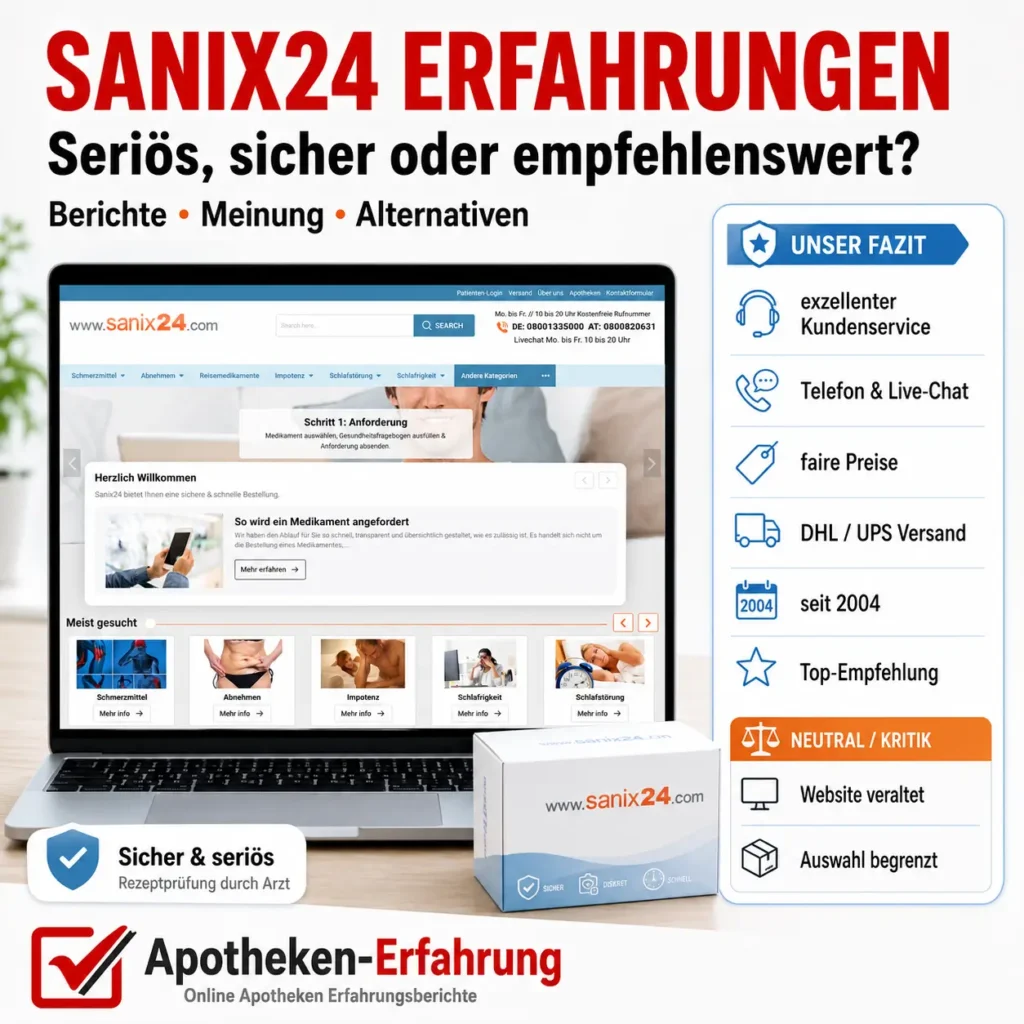 Sanix24 Erfahrungsberichte und Bewertung